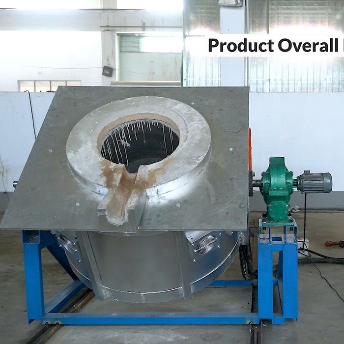 150kg 300kg 500kg 1000kg Mini Aluminum Dross Copper Scrap Crucible Induction Melting Furnace Price