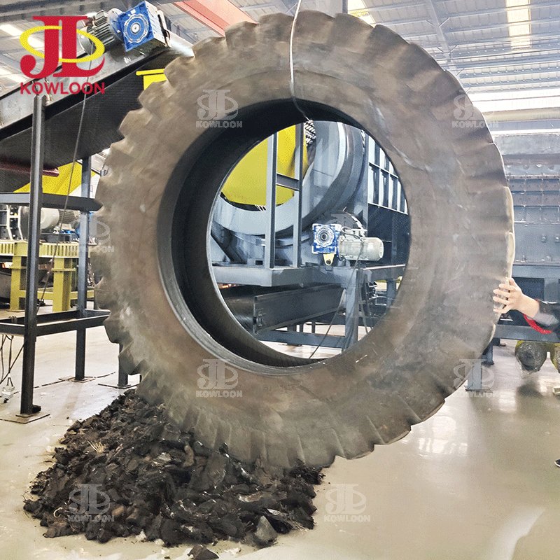 Competitive Price Waste Tire Recycling Production Line Tyre Shredder Tire Recycling Equipment