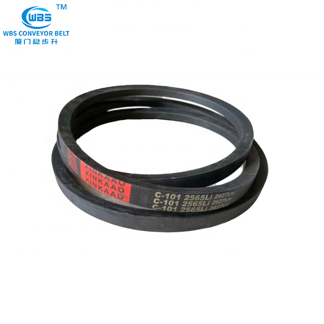 China Factory Adjustable Industrial Rubber Triangle V Belts For Reducer