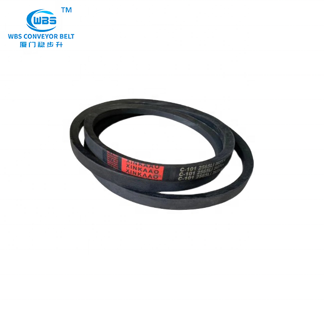 China Factory Adjustable Industrial Rubber Triangle V Belts For Reducer