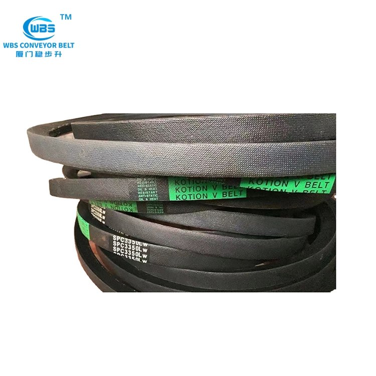 China Factory Adjustable Industrial Rubber Triangle V Belts For Reducer
