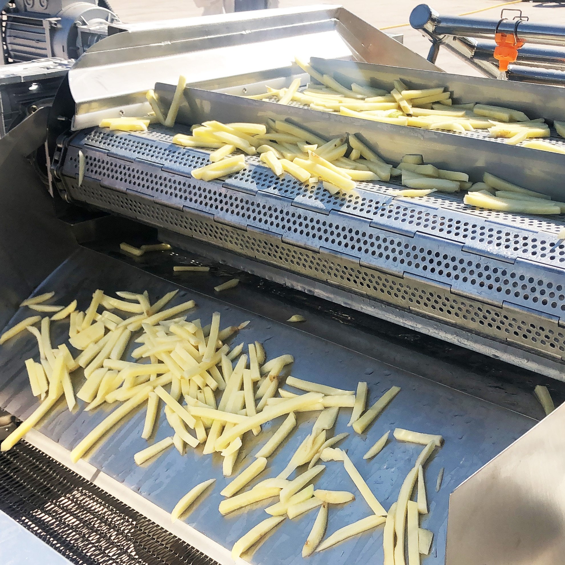 Industrial Commercial Fully Automatic Fried Potato Chips Making Machine Frozen French Fries Production Line
