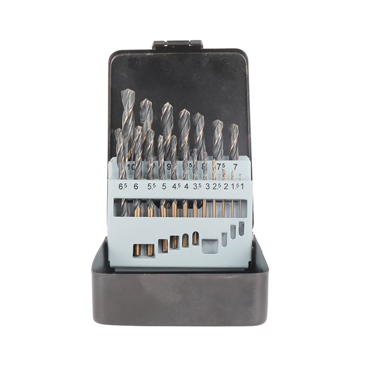 M35 Cobalt Twist Drill Bit Set for Stainless Steel Metal Iron Alloy Straight Shank 1-13mm with Box