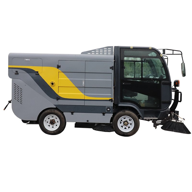Baiyi-S25 CE Approved Electric Outdoor Four Wheels Driving Floor Sweeper Mini Road Sweeper