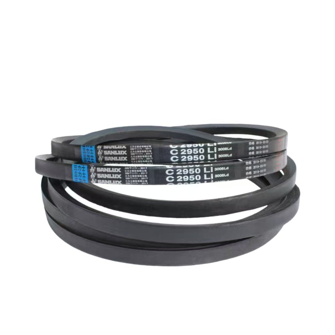 C Type Low Elongation Industrial Power Transmission V Belt Rubber Pulley Belt Rubber Conveyer Transmission Belts