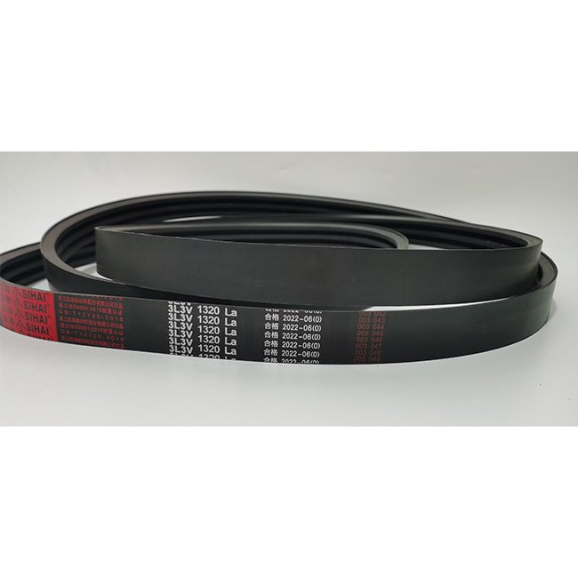 Ribbed Pk Rubber Transmission Belt High Performance EPDM For Engine