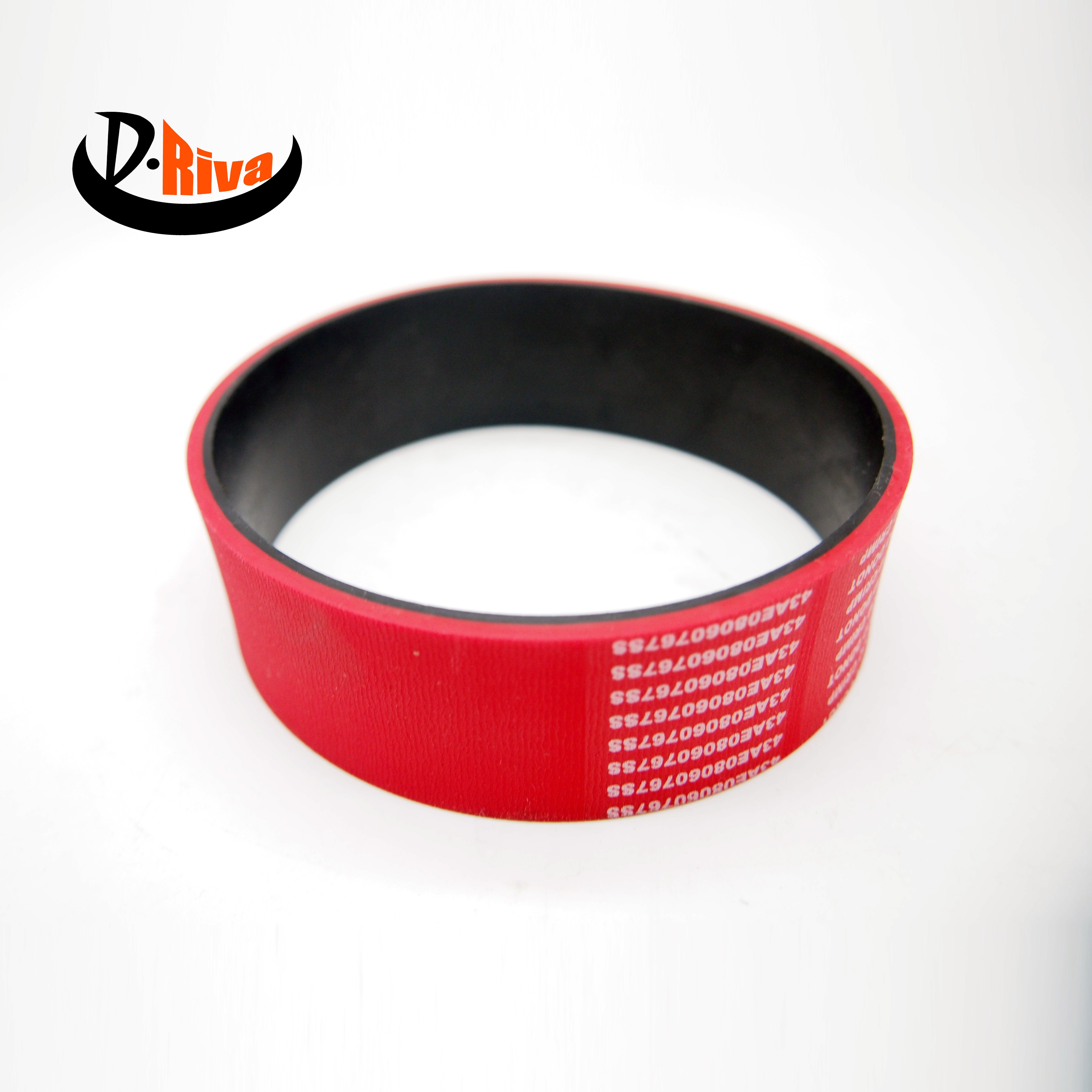 HTD STD T L XL Red Rubber Coating Timing Belt For Industrial Machine