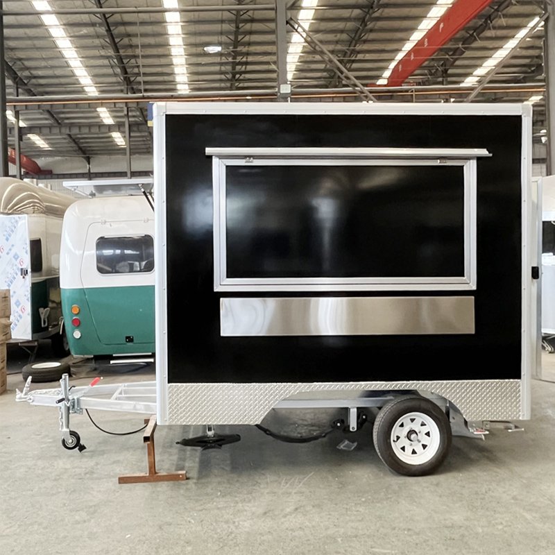 Hot Dog Stand Mobile Vintage Hamburger Fast Food Truck Ice Cream Hotdog Catering Cart Trailer for Sale New Zealand