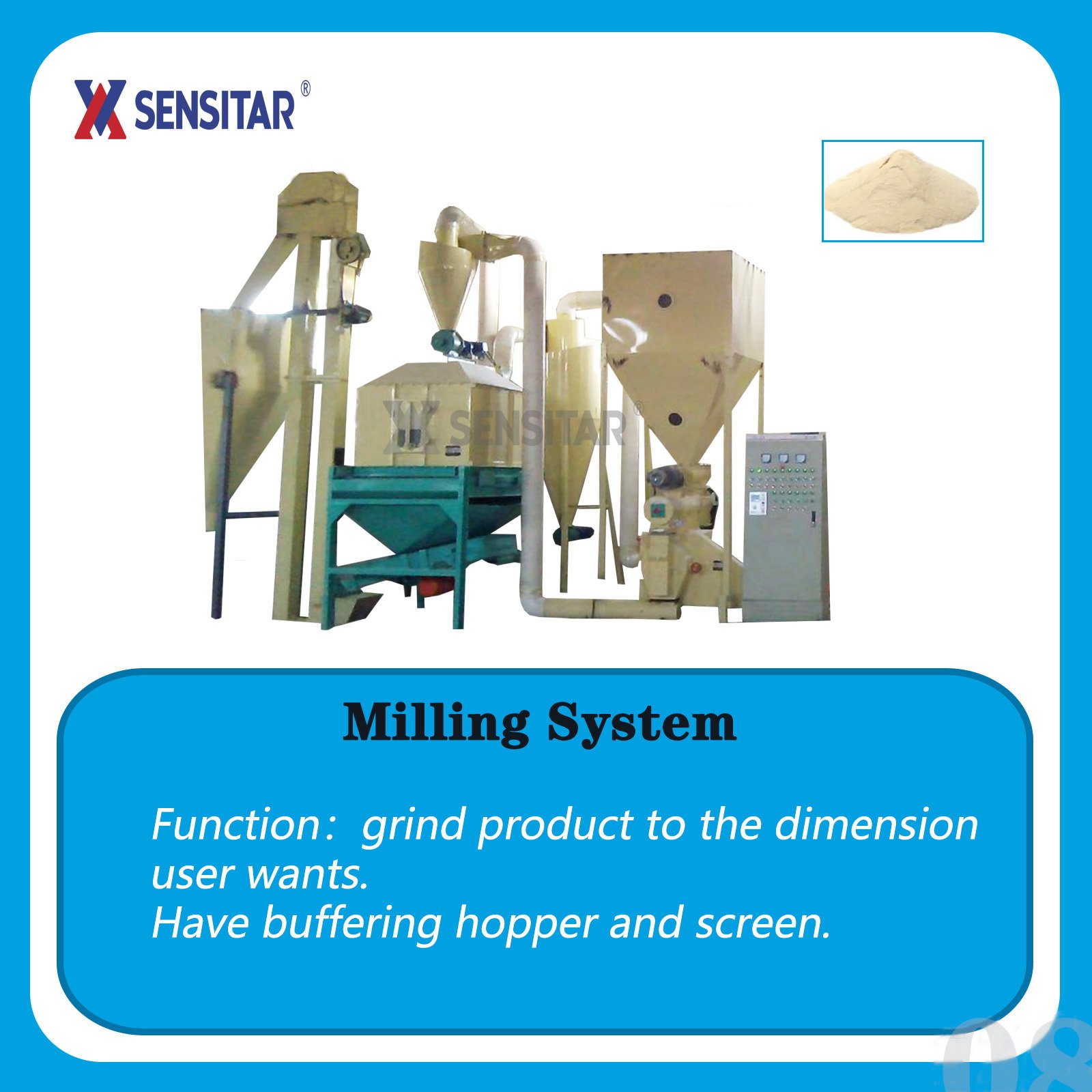 Big Scope Fast Food Industry Applied Directly Dried Potato Powder Processing Line Machine for Different Products Demand