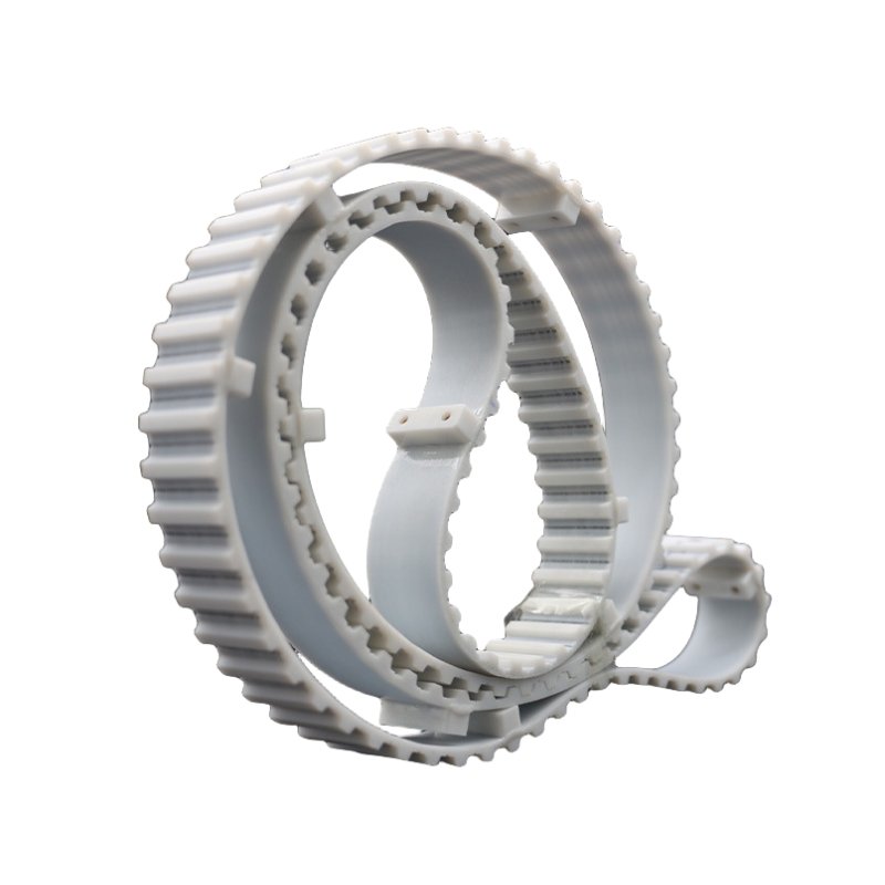 Specialty Factory Direct Supply PU Trapezoidal Teeth Single And Double-Sided Teeth Steel Add Baffle Belt Guide Bar Timing Belt