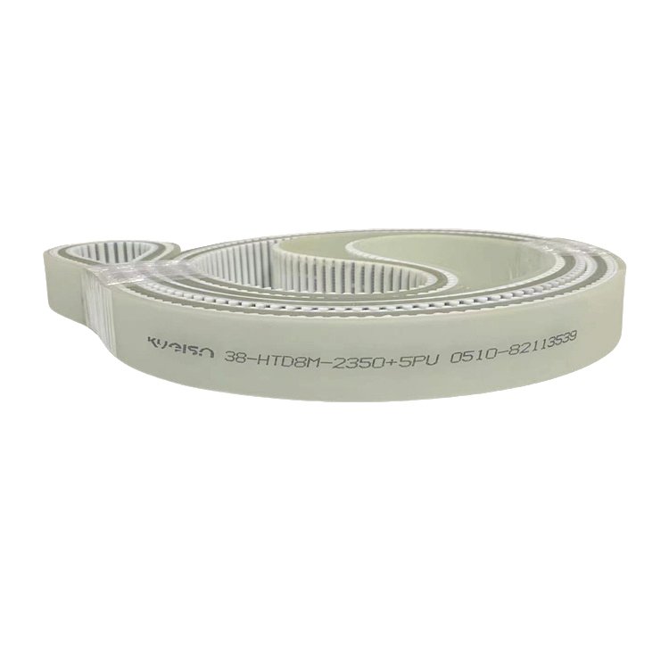 Polyurethane drive pu synchronous belt timing belt 38-HTD8M-2350 with 5mm PU coating