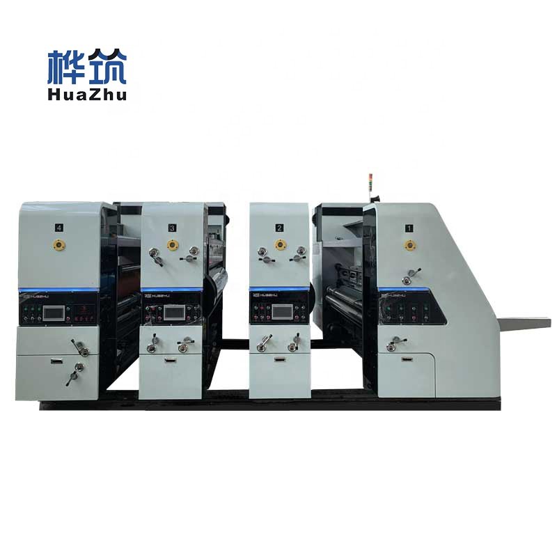 Auto Corrugated Box Machinery Manufacturing Carton Cardboard Boxes Die Cut Production Line Making Machine With Printing