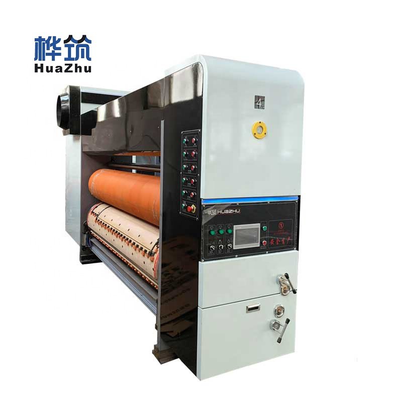 Auto Corrugated Box Machinery Manufacturing Carton Cardboard Boxes Die Cut Production Line Making Machine With Printing