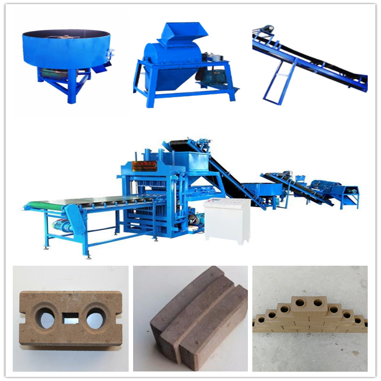 Eco Brava Hydraulic Press Electric Interlocking Automatic Clay Brick Machine Construction Eco-Friendly Concrete Raw Friendly