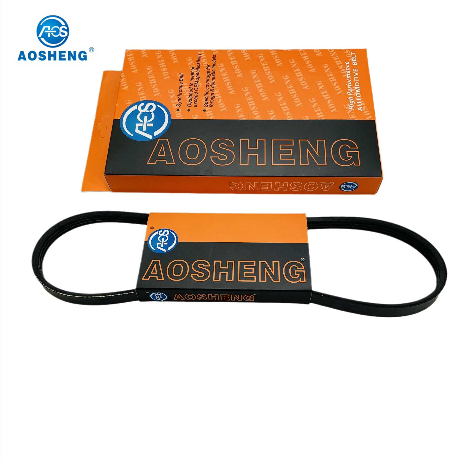 OEM AOSHENG,ROYALINK auto rubber ribbed v belt transmission belt 612600061995/10PK1068 for heavy-duty-truck