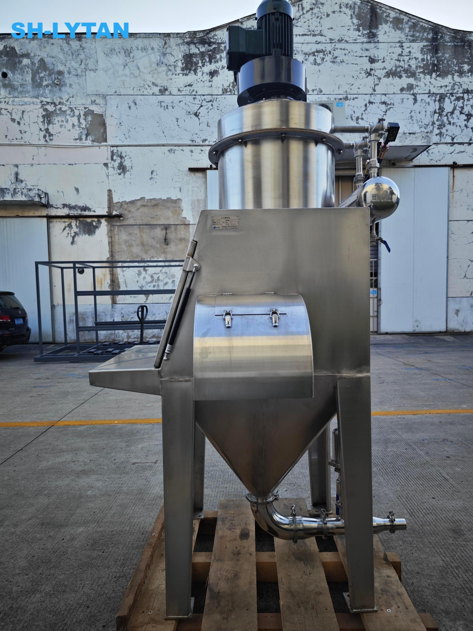 Anti-dust Feeding Station Powder Conveying Semi-automatic Door Explosion-proof Machine Manual Feeding Station Pneumatic Control