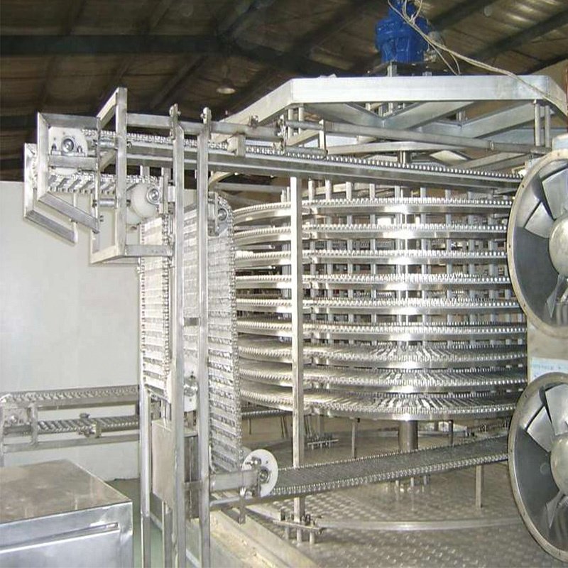 Multi functional Running Stable Spiral Cooling Tower For Toast Bread Burger Cake