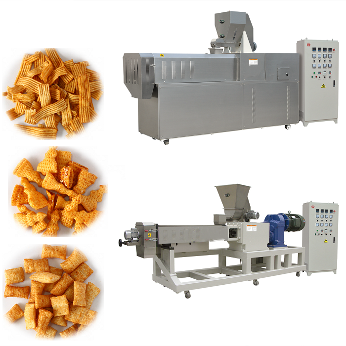 Puff Frying Cutter Machine French Fries Fried Wheat Flour Puffed Snack Machines Frying Machine