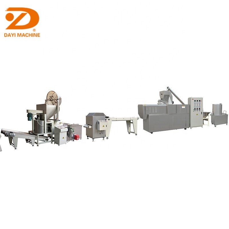 Puff Frying Cutter Machine French Fries Fried Wheat Flour Puffed Snack Machines Frying Machine