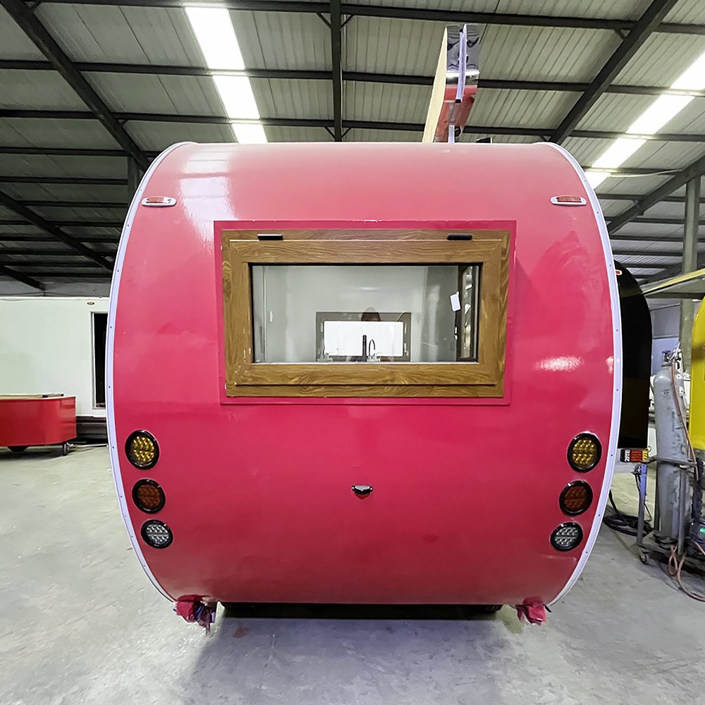 CE Approved One-Stop Coffee Trailer Manufacture Food Truck Mobile Vintage Food Trailer with Full Kitchen