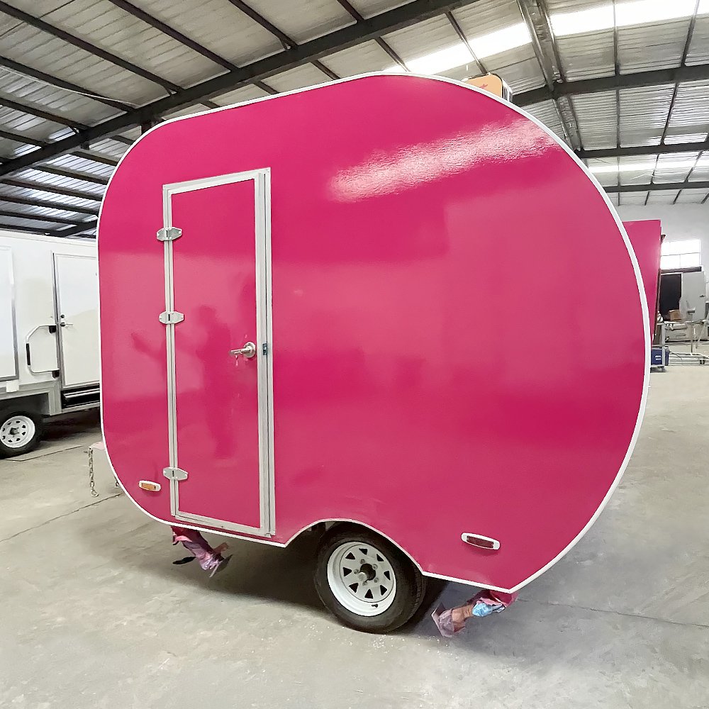 CE Approved One-Stop Coffee Trailer Manufacture Food Truck Mobile Vintage Food Trailer with Full Kitchen