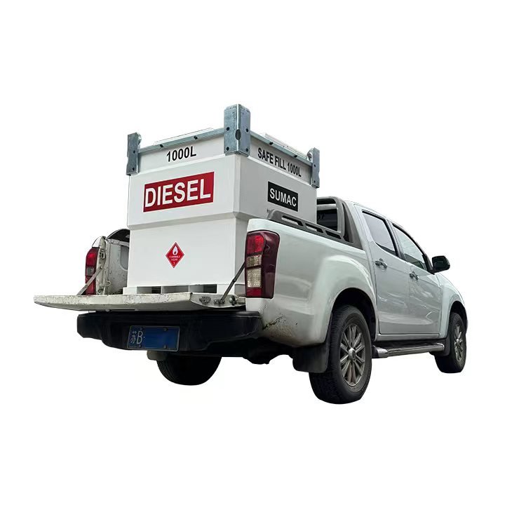 Portable Gasoline Fuel tank Above Ground Double Walled diesel Cube square Fuel tank with UL142 Certificate
