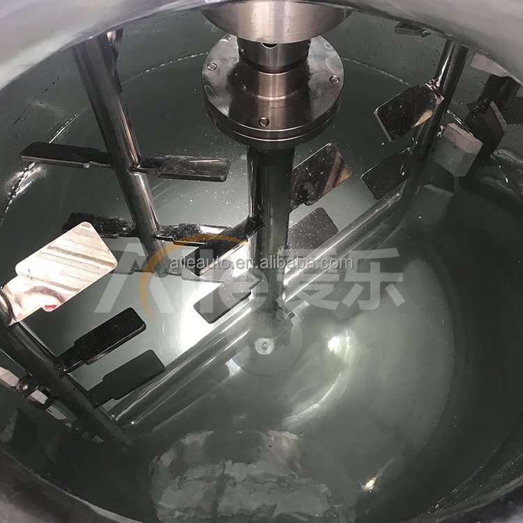 Vacuum Mixer Milk Drink Shearer Tank/Popsicle Ice Candy Cream Mixing Kettle/Jacketed Kettle Emulsifying Homogenizing Machine