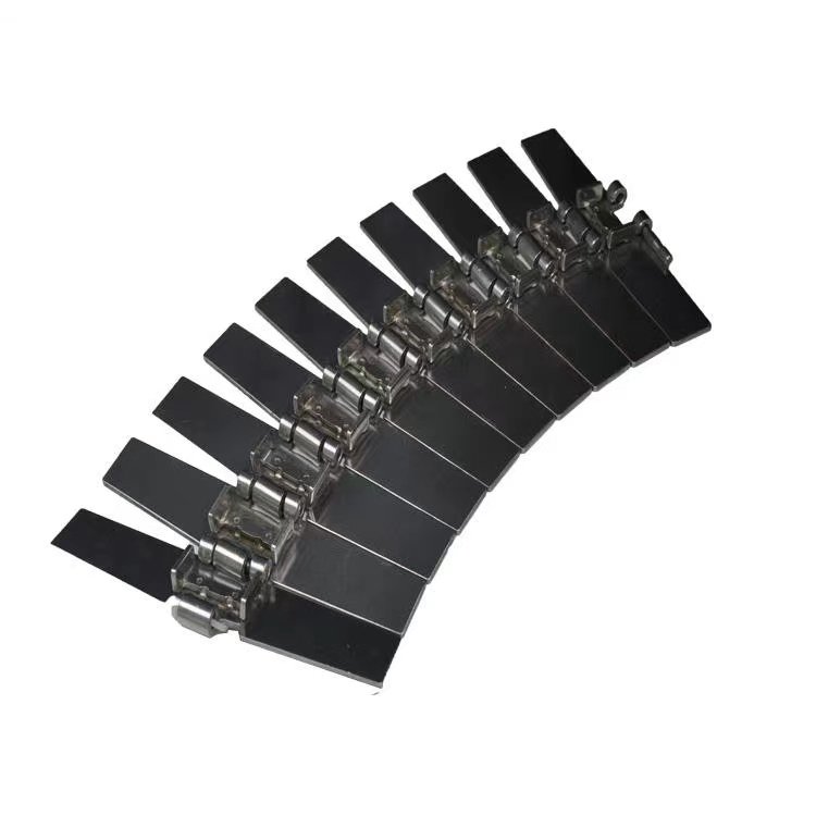 SS881TAB Side Flexing Stainless Steel Flat Top Chain For Conveyor