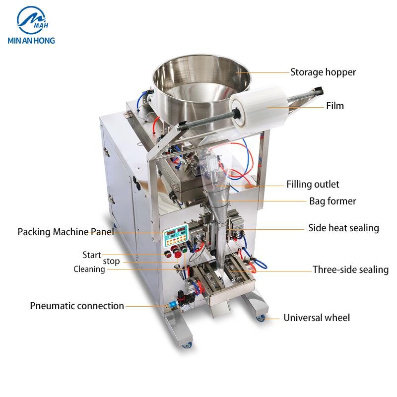 Hot Sale Automatic Production Plastic Bag Water Filling Machine Cheap Small Auto Liquid Pouch Filling Machine for Sale