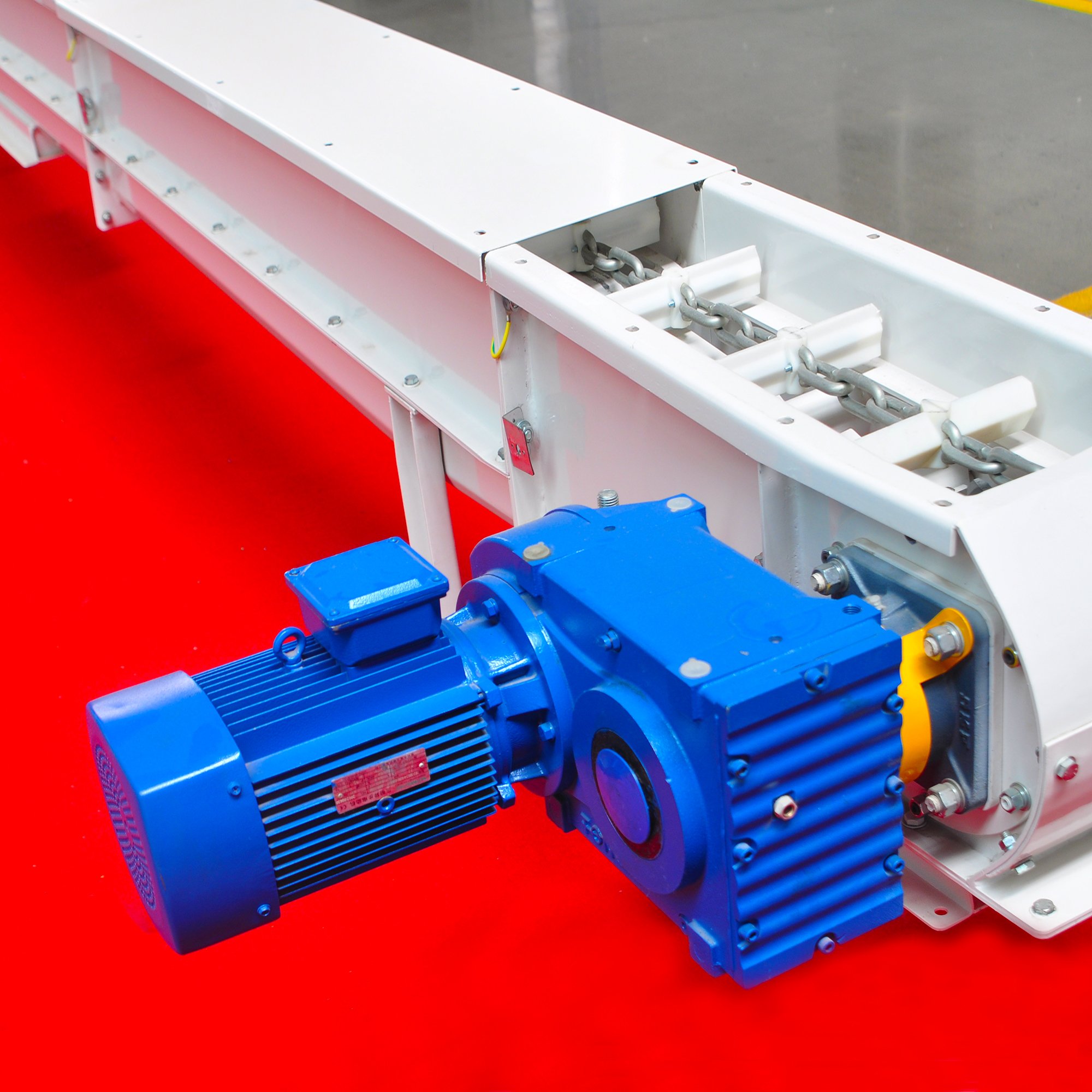 Transmission Cast Stainless Steel Leaf Scraper Double Pitch Roller powder coating line v shaped conveyor roller belt dryer