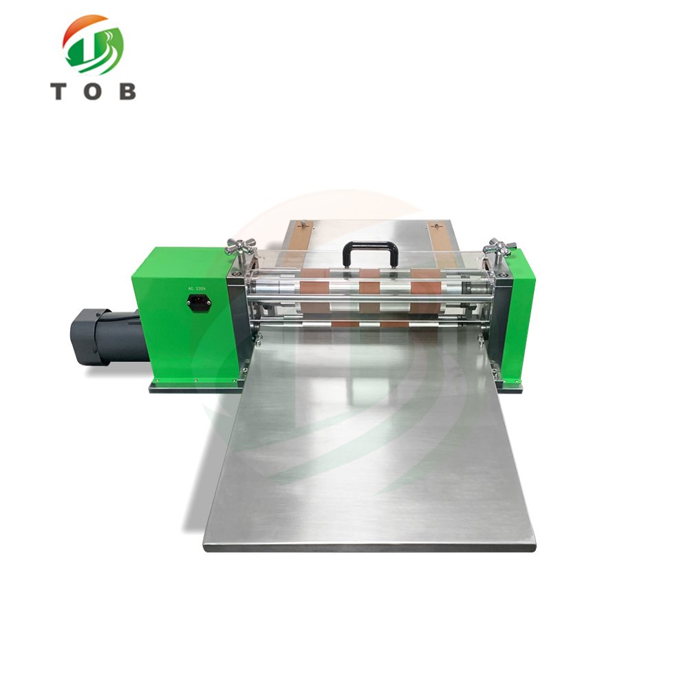 TOB Semi Auto Electric Slitting Machine for Lithium Ion Slitting Battery Electrode