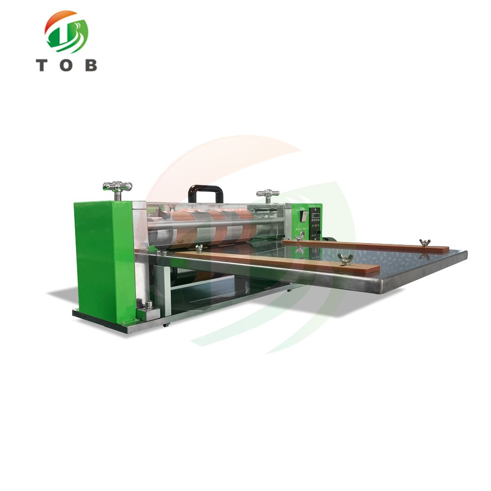 TOB Semi Auto Electric Slitting Machine for Lithium Ion Slitting Battery Electrode