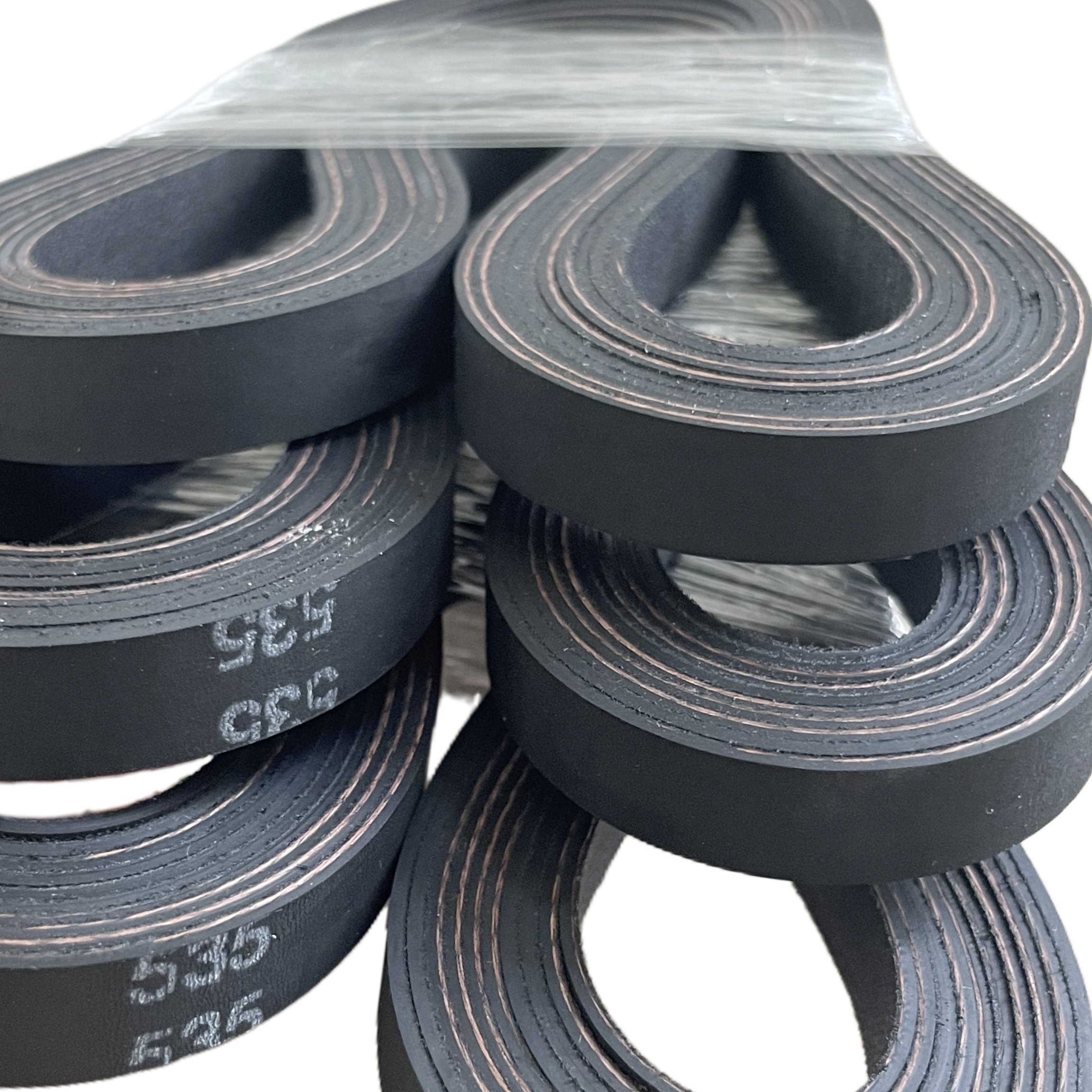 1.2mm Black Rubber Seamless Belt Industry Conveyor Belt Transmission Belt Can Be Customized