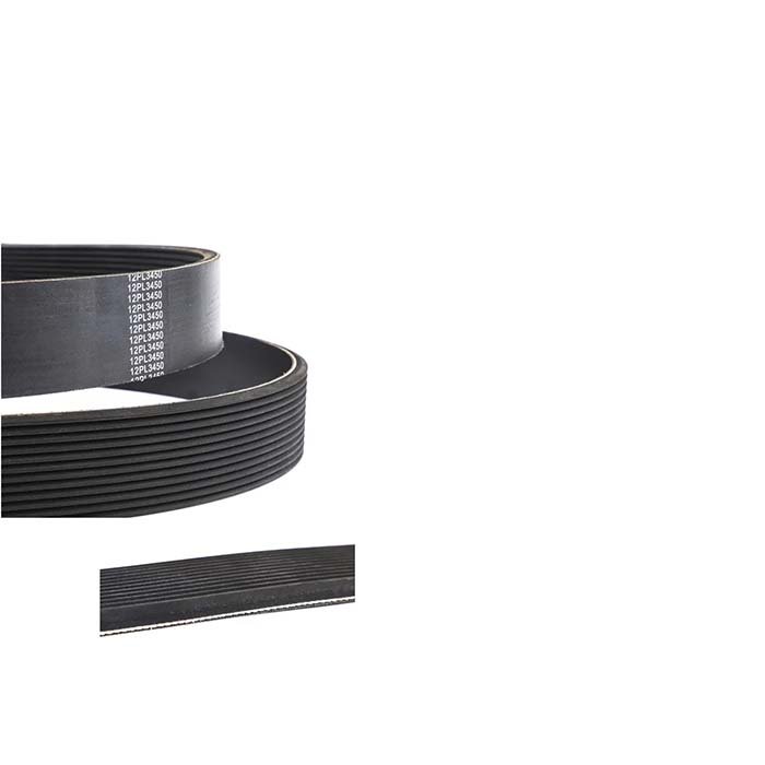 High Conductivity Heat and Oil Resistant Molded Poly V Belts
