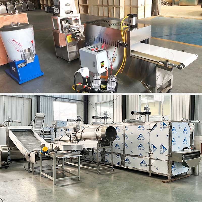 Italy Small Automatic Pasta Noodle Spaghetti Macaroni Industry Maker Make Machine Production Equipment Line