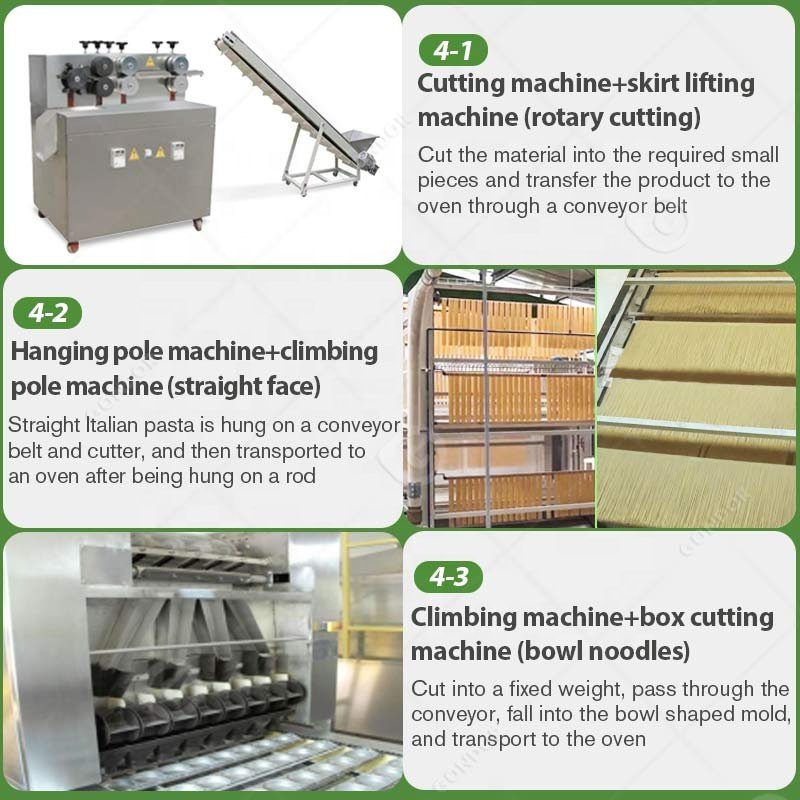 Italy Small Automatic Pasta Noodle Spaghetti Macaroni Industry Maker Make Machine Production Equipment Line