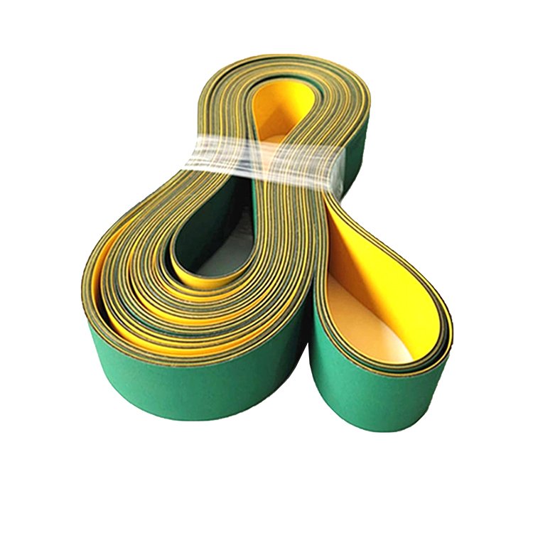 High strength oil and wear resistant nylon polyamide flat belt power transmission belt