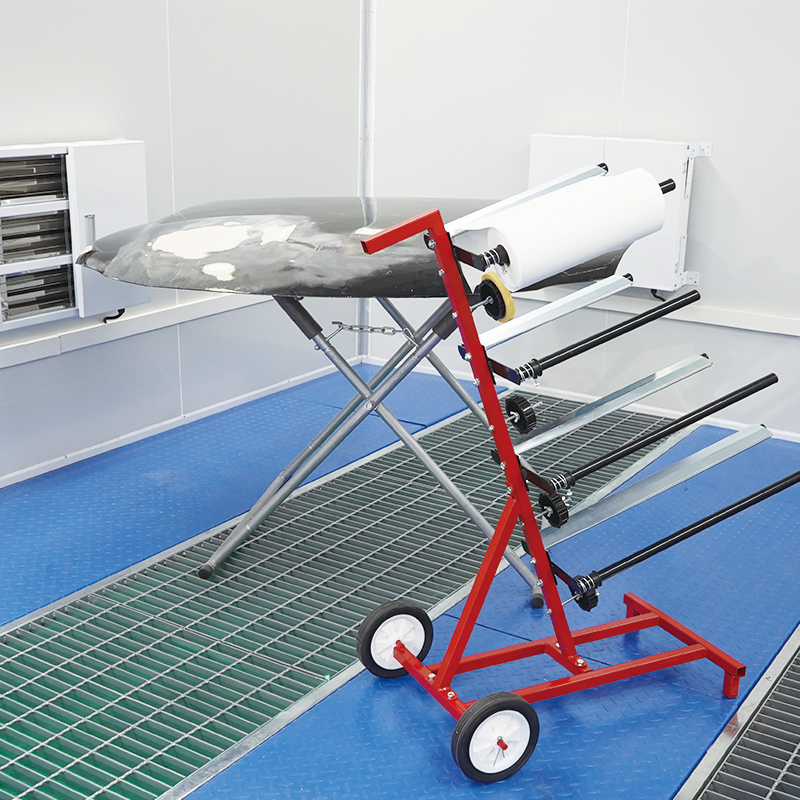 Masking Paper Stand Mobile Automotive Masking Dispenser for Auto Body Paint