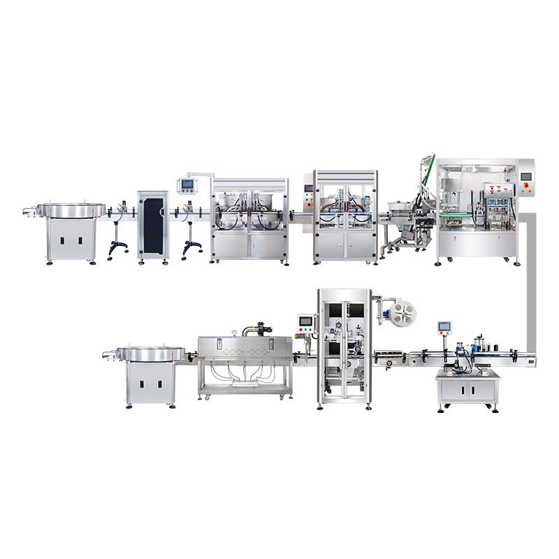 Auto PET Tin Can Packaging Solution for Snack Food Grain Filling Sealing Capping Labeling Machinery Line
