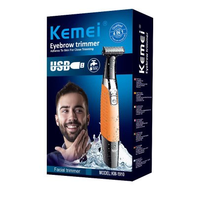 KEMEI 1910 Usb Rechargeable Shaver Men Body Wash Electric Shaver Reciprocating Extrusion Gear Cutter