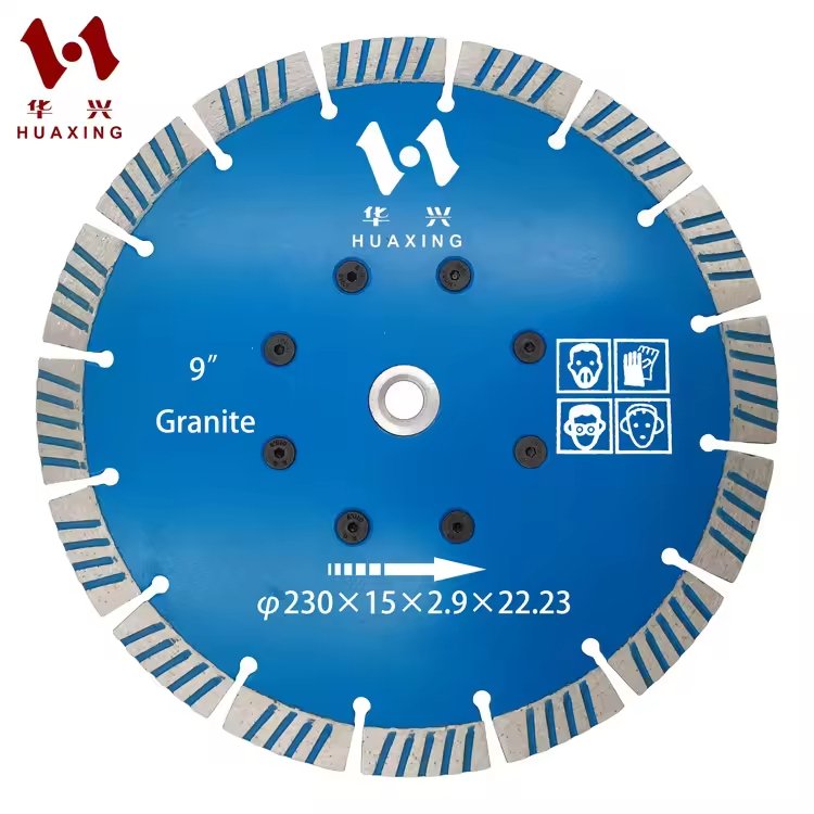 9inch 230mm diamond dry stone cutting saw blade for granite concrete asphalt construction materials