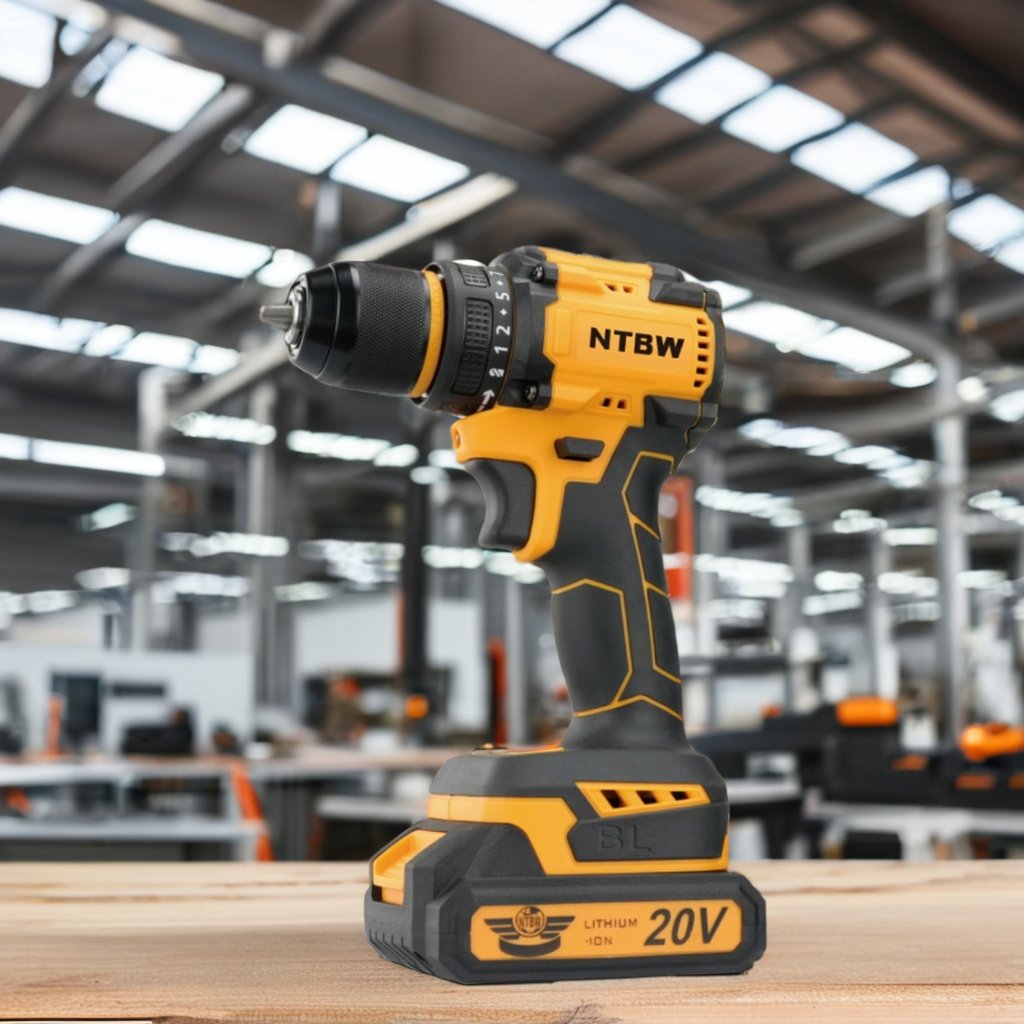 Hot Selling OEM OBM ODM Customizable Cordless Charging Brushless Electric Drill Lithium Battery Powered Variable Speed Tool DIY