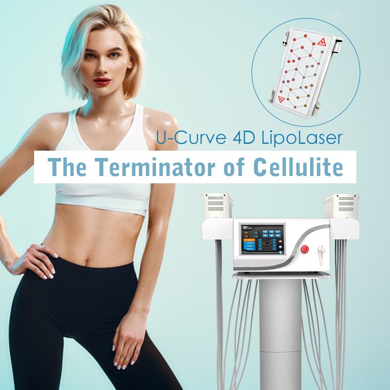 New 4D Lipo Laser Equipment Liposhape Slimming Machine of Optical Lipolysis Technology
