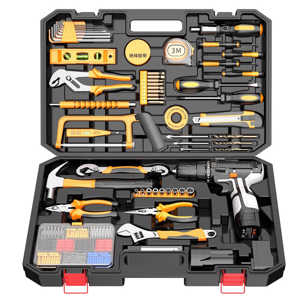 Electrical power combo kit cordless herramientas drill machine set other hand wrench Tool Box Set tools kit power tool sets
