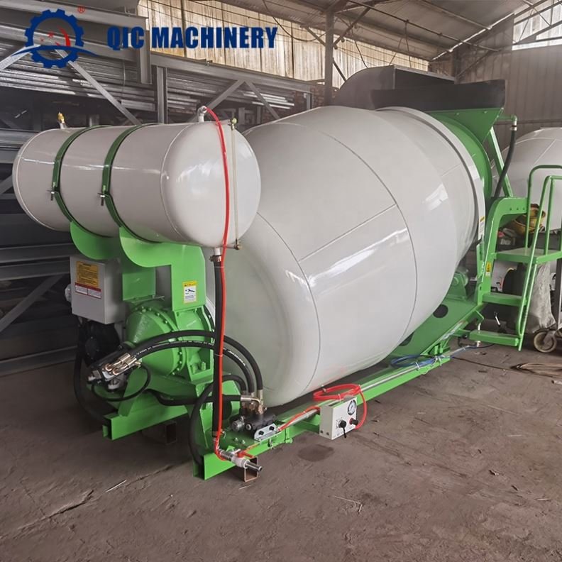 QIC Customized New 3-8 Cbm Concrete Mixers Truck Body Concrete Mixing Drum