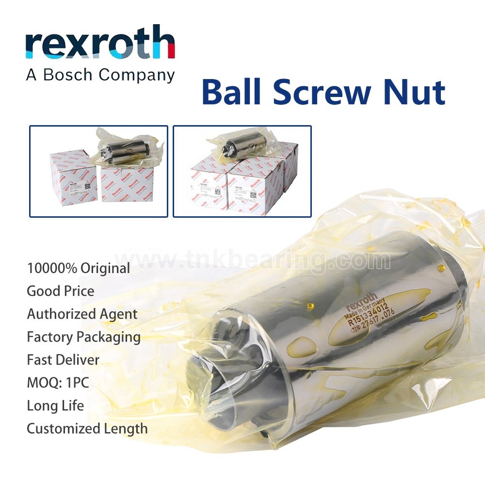 Original Germany Rexroth Ballscrew Nut Rod R1512 R151251012 C5 C7 16mm 20 25mm 32 50 Ground End Machined CNC 3D Print Ball Screw
