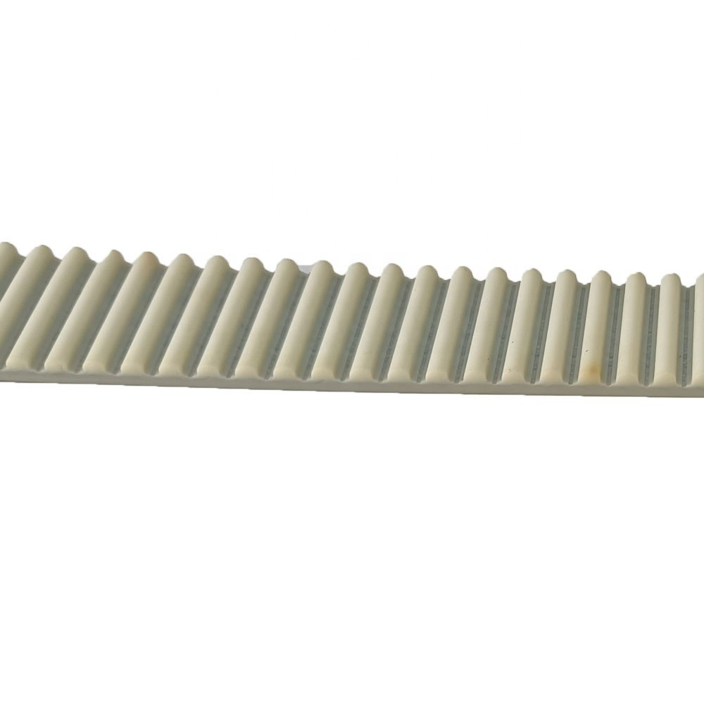 White HTD 5M PU ARC Tooth Timing Belt