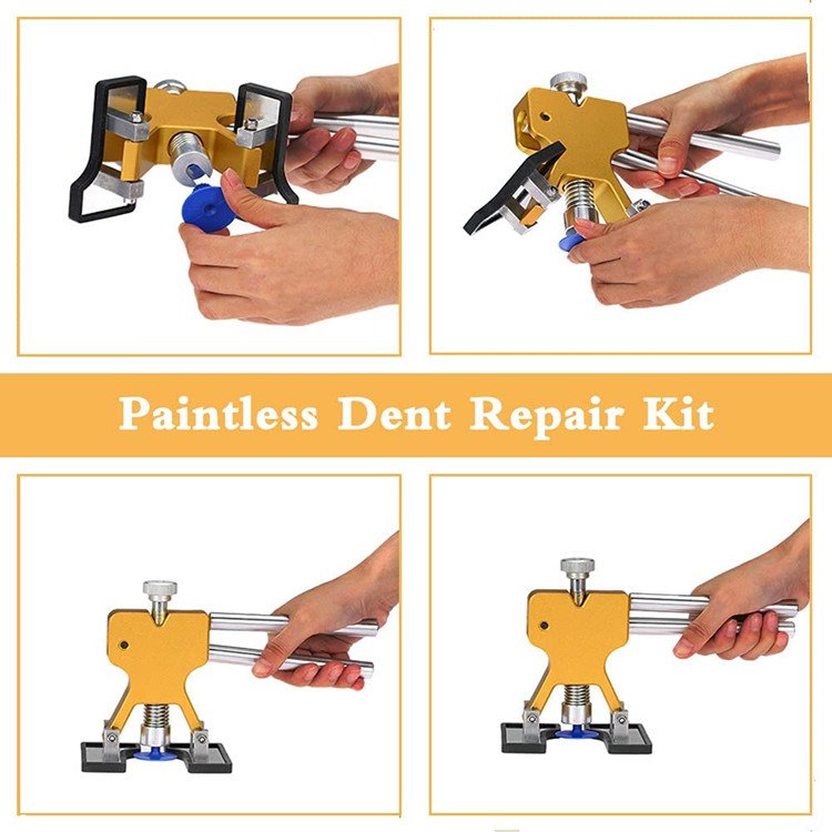 2024 New Steel Car Body Repair Puller Kit Manual Dent Removal Tool for Hail Damage Repair
