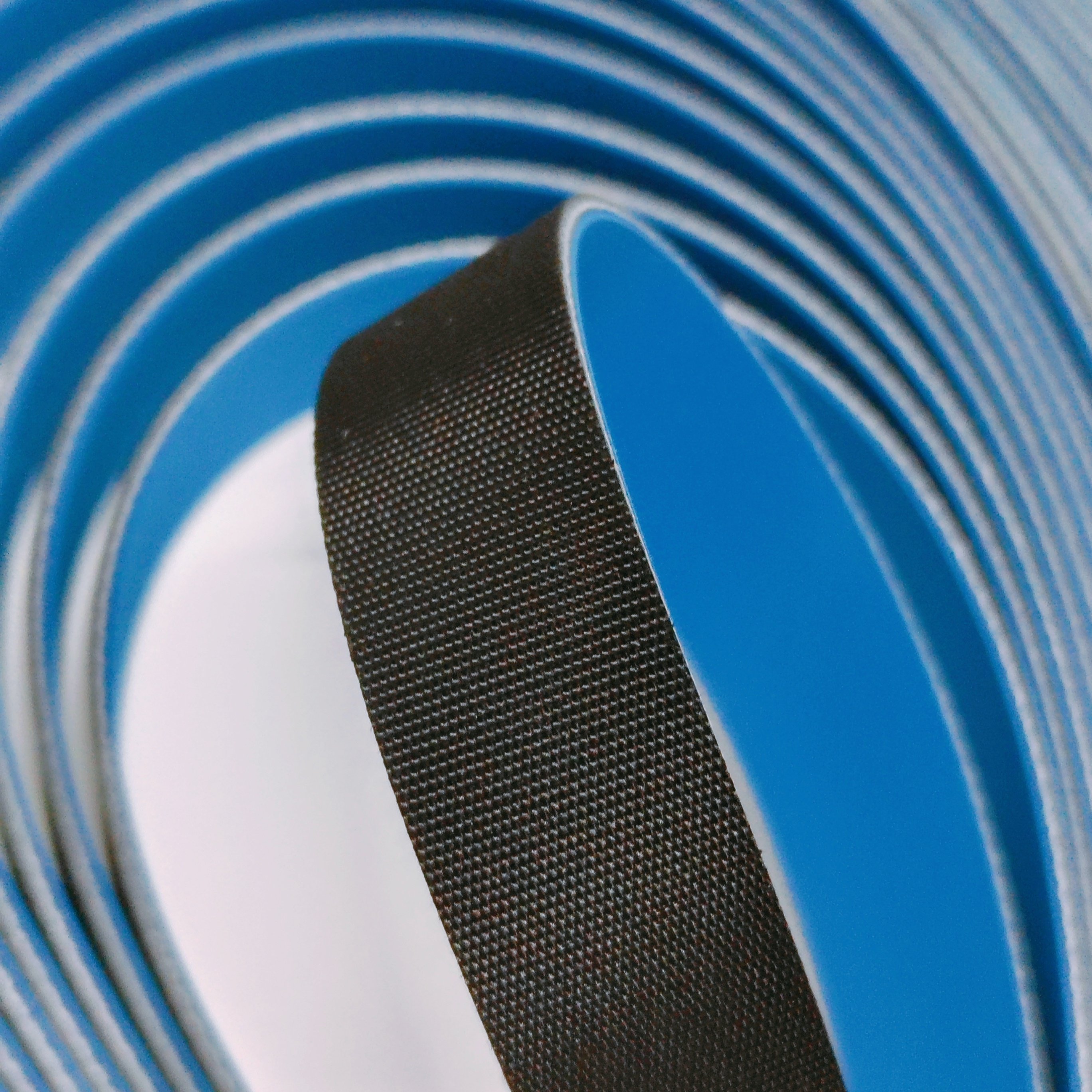 NITTA Flat Belt Mechanical Conveyor 1774X20 Nylon Transmission Belt Customizable Blue Black Manufacturing Plant Machine Parts