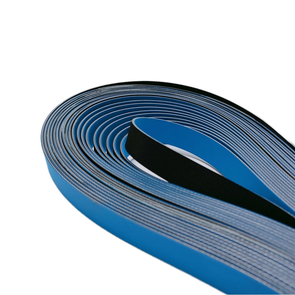 NITTA Flat Belt Mechanical Conveyor 1774X20 Nylon Transmission Belt Customizable Blue Black Manufacturing Plant Machine Parts